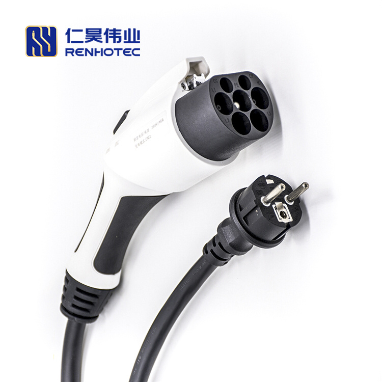 Gb Standards Ac Charging Connector Plug A V Single Phase Ev