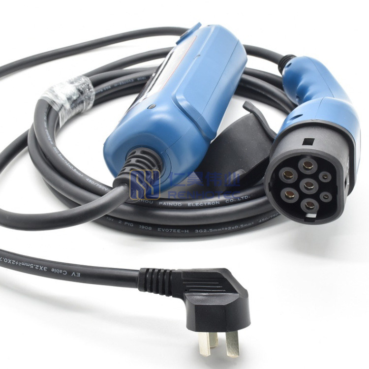 Iec Ac Charging Plug A V Three Phase Ev Charger Mode