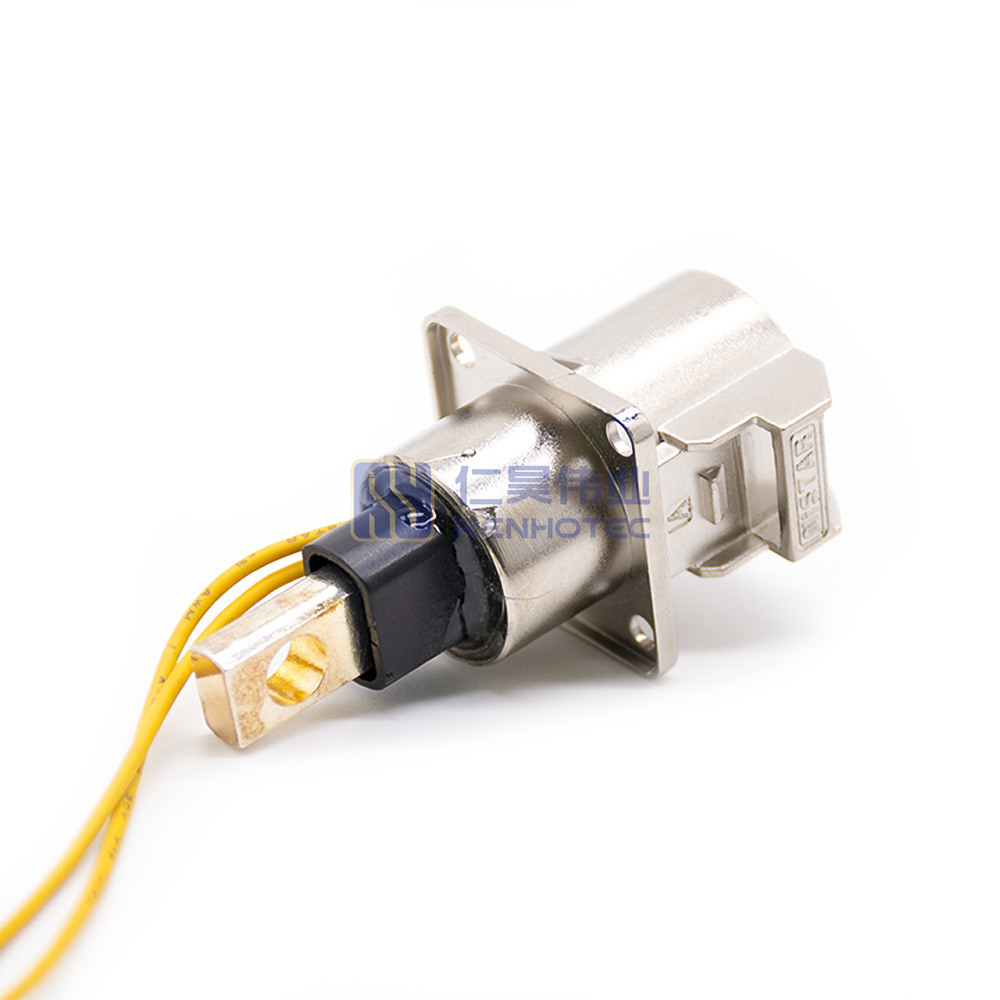 HVIL High Voltage Interlock Connector 1Pin 8mm 200A Right Angled 