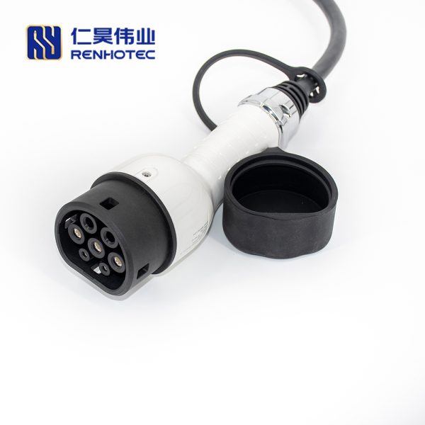 Chademo Standard Dc Fast Charging Connector 125a 1000v Ev Plug Single Phase With 5 Meters Cable 8695